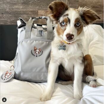 Personalised Doggy Daycare New Puppy Gift Backpack, 5 of 12