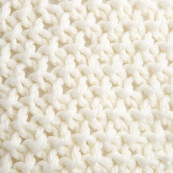 Moss Stitch Cushion Cover Beginner Knitting Kit, 3 of 7