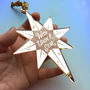 Wish Upon A Star Christmas Star Tree Decoration, thumbnail 1 of 6