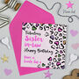 Leopard Love Sister In Law Birthday, thumbnail 1 of 2