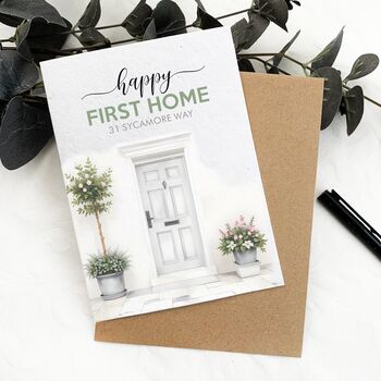 Personalised First Home, New Home Card Housewarming, 2 of 4