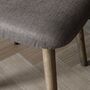 A Pair Of Stockholm Dining Chairs Natural Or Slate Grey, thumbnail 3 of 9