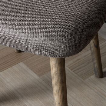 A Pair Of Stockholm Dining Chairs Natural Or Slate Grey, 3 of 9