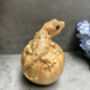 Hand Carved Wooden Gecko On Egg Ornament Figurine Gift, thumbnail 3 of 12