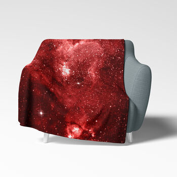 Space Fleece Blanket Heart Nebula, 2 of 10