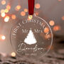 Personalised First Christmas Married 2022 Bauble, thumbnail 1 of 11