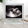 Personalised Baby Scan Red Heart Photo Crystal Token, thumbnail 2 of 6