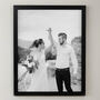 Personalised Photo Upload Black Poster Frame, thumbnail 2 of 5