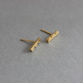 Scalloped Line Studs, 3 of 7
