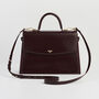 Ruby Cherry Red Structured Medium Tote, thumbnail 4 of 8