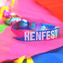 Henfest Multi Coloured Festival Hen Party Wristbands, thumbnail 1 of 6