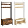 Coat Rack Hall Tree With Bench And Shoe Storage, thumbnail 11 of 11