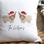 Highland Cow Christmas Cushion, thumbnail 3 of 3