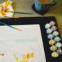Beach Hut Painting By Numbers Kit, thumbnail 5 of 6