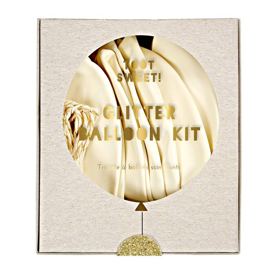 Gold glitter toot sweet balloon decorating kit by berylune ...