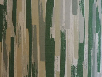 Abstract Green Lines Handmade Lampshade, 9 of 9
