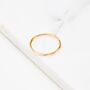 Solid Gold Stacking Ring, thumbnail 2 of 3