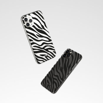 Zebra Print Phone Case For iPhone, 8 of 9