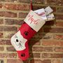 Cute Cat Christmas Stocking, thumbnail 1 of 2