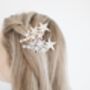 Encrusted Cluster Star Hair Clip, thumbnail 2 of 7