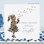 Daughter Heavenly Birthday Butterfly Kisses Card, thumbnail 1 of 11