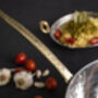 Handmade Copper Wok With Brass Handle – 420 Mm Diameter, thumbnail 6 of 6