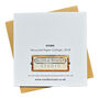 Yellow Home Architecture Greetings Card, thumbnail 2 of 2