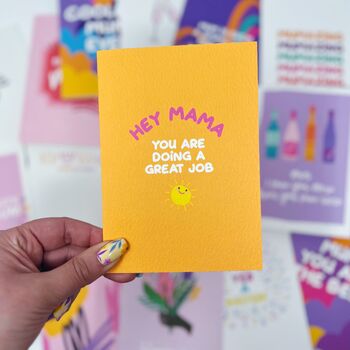 Mum Birthday Card 'Hey Mama You Are Doing A Great Job', 2 of 6
