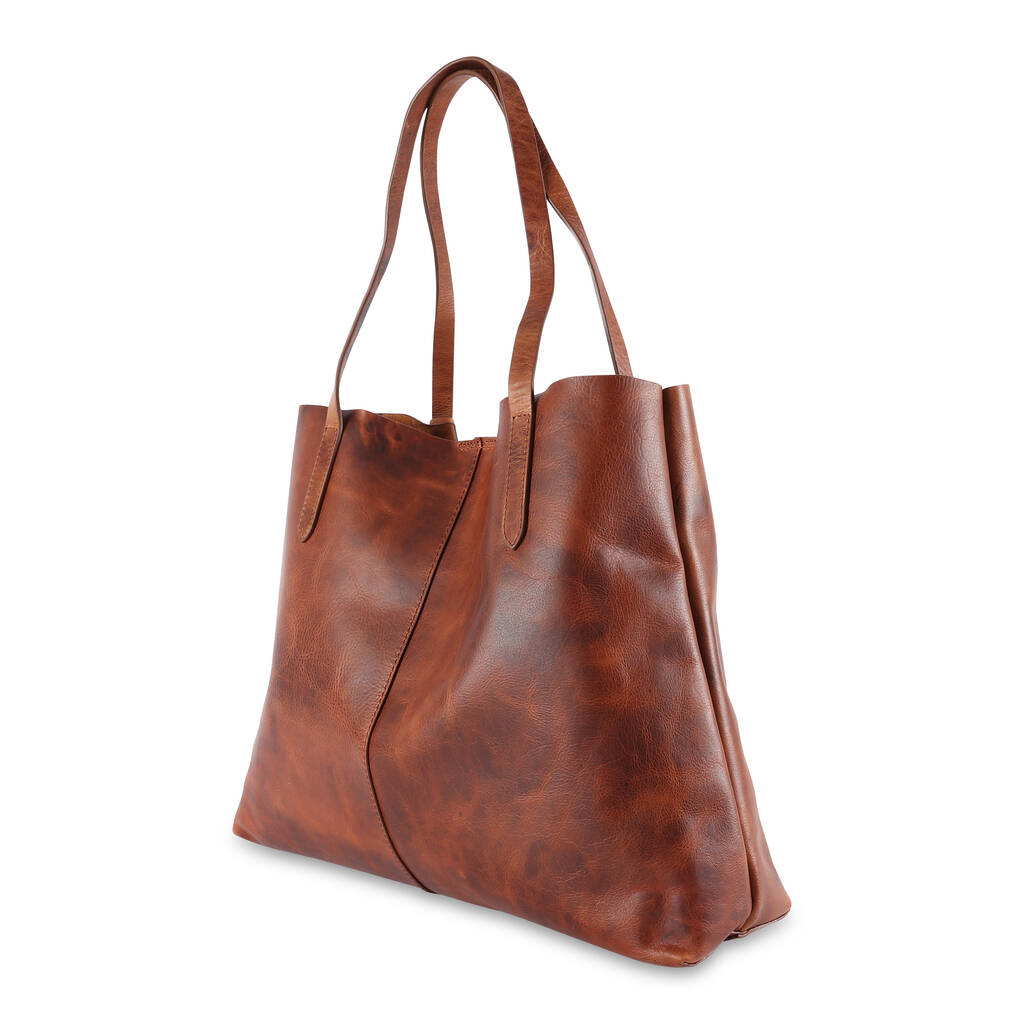 Erin Leather Tote Handbag By The Leather Store | notonthehighstreet.com