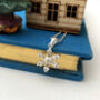 Cz Snowflake Sterling Silver Necklace, thumbnail 5 of 12