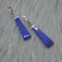 Lapis Lazuli Sterling Silver Drop Earrings, thumbnail 3 of 9