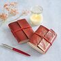 Handmade Mini Distressed Or Embossed Leather Notebook, thumbnail 1 of 8