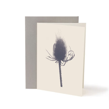 Teasel Grey Note Card, 2 of 2