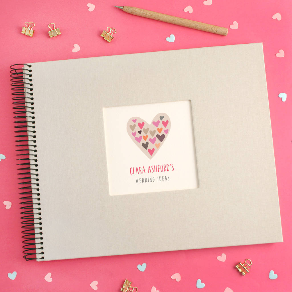 Personalised Wedding Plans Scrapbook By Made By Ellis Notonthehighstreet Com