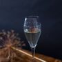 Hand Engraved Dandelion Champagne Flutes, thumbnail 11 of 12