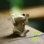 Handmade Frog Ceramic Tea Ornaments, thumbnail 9 of 12