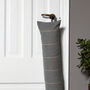 Luxury Wool Effect Door Draught Excluder Grey Check, thumbnail 2 of 5