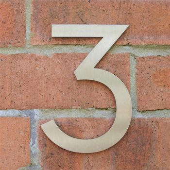 Marine Grade Stainless Steel House Numbers, 6 of 12