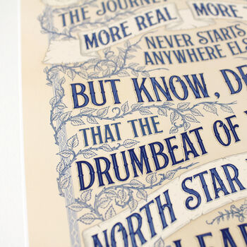 'North Star In Your Soul' Hand Lettered Print, 2 of 8