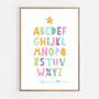 Alphabet Multi Scandi Nursery Print, thumbnail 4 of 5