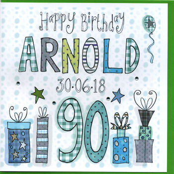 90th Birthday Card, 2 of 2