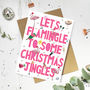 Funny Flamingo Christmas Card, thumbnail 1 of 2