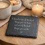 Engraved Slate Coaster Friendship Message A Friend Is One Of The Nicest Things, thumbnail 1 of 7
