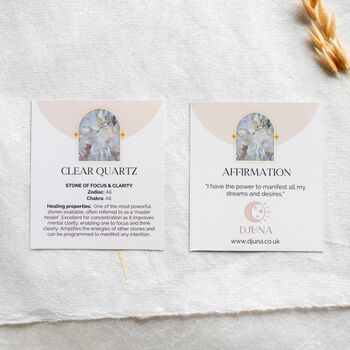 Clear Quartz Bracelet With 6mm Natural Gemstone Beads For Focus And Amplifying Intentions, 4 of 4