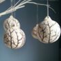 Cherry Blossom Hand Painted Ceramic Bauble, thumbnail 3 of 5