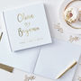 Personalised Gold Foiled Wedding Guestbook Gold Wedding, thumbnail 3 of 3