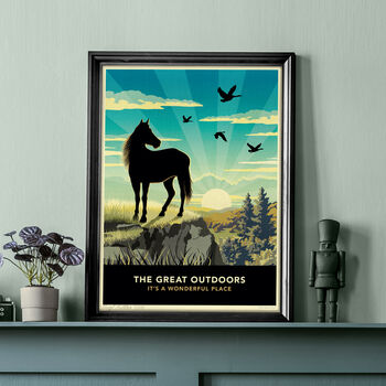 Scenic Horse Lovers Gift Limited Edition Print, 2 of 8