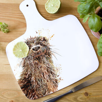 Inky Otter Chopping Board, 5 of 5