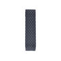 Men's Square End Knitted Tie With Dots | Dark Grey, thumbnail 3 of 5