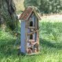 Grey Three Tier Bird House Father's Day Gift, thumbnail 6 of 9